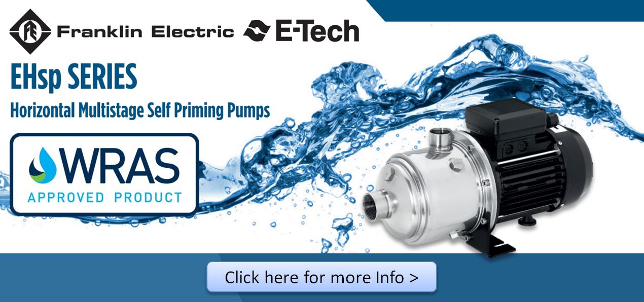 Franklin Electric E-tech WRAS approved pump
